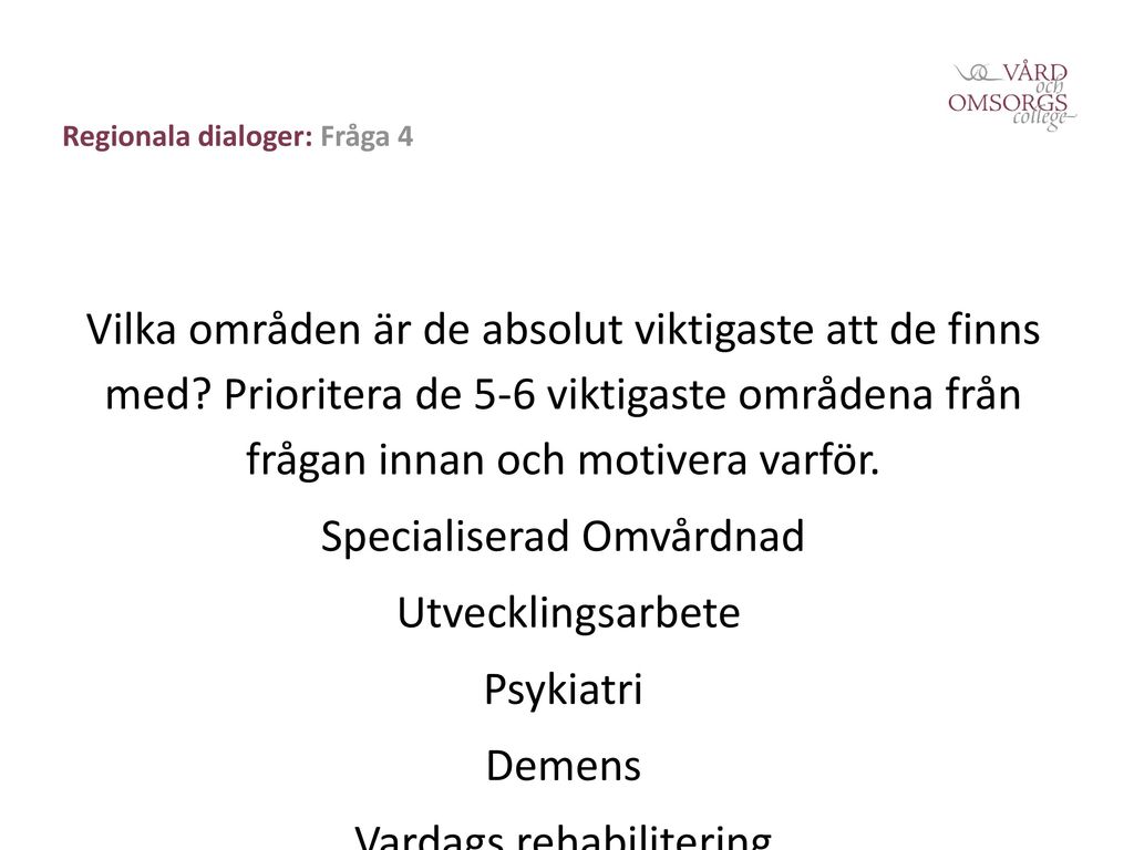 Begäran om nationellt likvärdig YH utbildning inom äldreomsorgen ppt